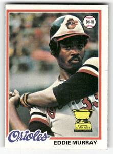 lot 37 image: 1978 Topps Vintage Card Eddie Murray Rookie #36