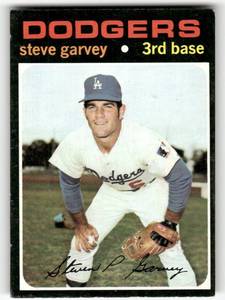 lot 38 image: 1971 Topps Vintage Card Steve Garvey Rookie #341