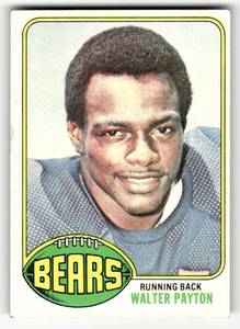 1976 Topps Vintage Card Walter Payton Rookie #148