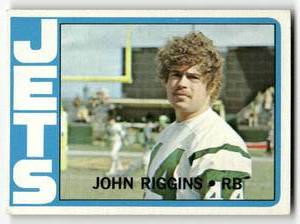 lot 45 image: 1972 Topps Vintage Card John Riggins Rookie #13