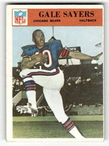 lot 50 image: 1966 Philadelphia Vintage Card Gale Sayers Rookie #38