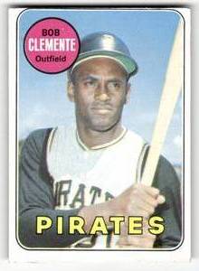 lot 81 image: 1969 Topps Vintage Card Bob Clemente #50