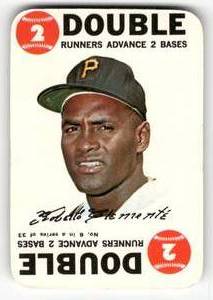 lot 85 image: 1970 Topps Game Card Vintage Roberto Clemente #6