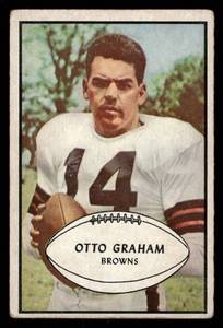 1953 Bowman Vintage Card Otto Graham #26