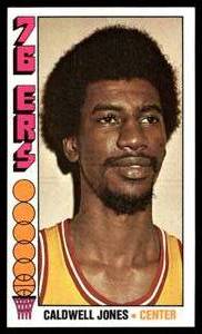 lot 95 image: 1975 Topps Vintage Card Caldwell Jones #112