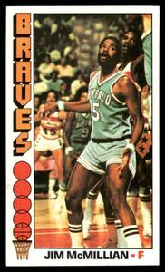 lot 103 image: 1975 Topps Vintage Card Jim McMillian #9