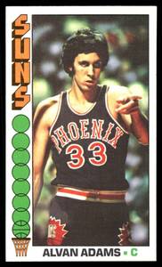 lot 102 image: 1975 Topps Vintage Card Alvan Adams #75