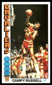 lot 96 image: 1975 Topps Vintage Card Campy Russell #23