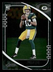 lot 107 image: 2020 Absolute Jordan Love Rookie #162