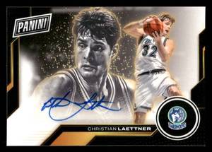 lot 111 image: 2024 Panini POD Autograph Christian Laettner Serial #1515