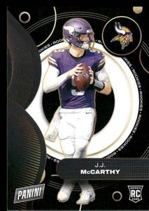 lot 119 image: 2024 Panini POD J.J. McCarthy Rookie Card #RC1