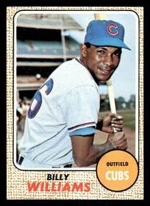 lot 132 image: 1968 Topps Vintage Card Billy Williams #37