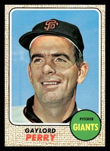 lot 133 image: 1968 Topps Vintage Card Gaylord Perry #85