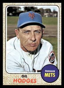 lot 144 image: 1968 Topps Vintage Card Gil Hodges #27