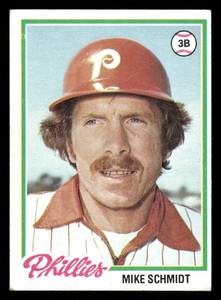 lot 151 image: 1978 Topps Vintage Card Mike Schmidt #360