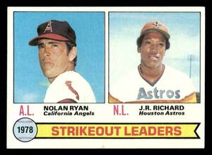 lot 155 image: 1979 Topps Vintage Card Nolan Ryan Leaders #6