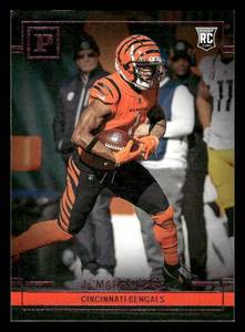 lot 158 image: 2021 Panini Pink JaMarr Chase Rookie Card #PA-24