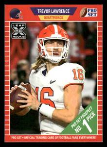lot 162 image: 2021 Pro Set Trevor Lawrence Rookie Card #PS1