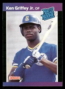 lot 165 image: 1989 Donruss Ken Griffey Jr. Rookie Card #33
