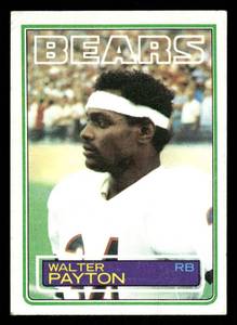 lot 177 image: 1983 Topps Walter Payton #36