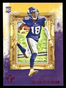 lot 225 image: 2020 Gridiron Kings Pink Justin Jefferson Rookie Card #13