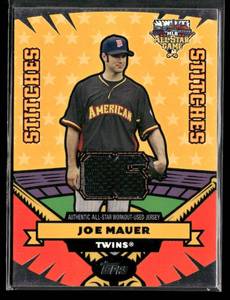 lot 248 image: 2006 Topps All-Star Stitches Jersey Card Joe Mauer