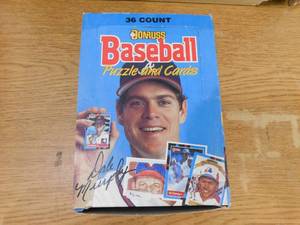 lot 357 image: 1988 Donruss Baseball Box with 36 Factory Sealed Packs