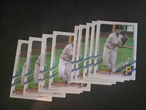 lot 289 image: 2021 Topps Update KeBryan Hayes Rookie #US257 - 10 Card Lot