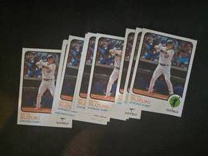 lot 291 image: 2022 Topps Heritage Seiya Suzuki Rookie #505 - 10 Card Lot