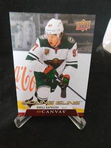 lot 209 image: 2020-21 Upper Deck Series 2 Kirill Kaprizov Canvas Rookie Card #C225