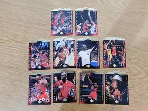 lot 266 image: 1996 Upper Deck A Cut Above Michael Jordan 10 Card Set