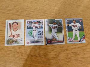 lot 268 image: 2022 Royce Lewis Rookie Lot - 4 Cards