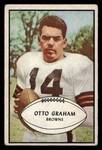 1953 Bowman Vintage Card Otto Graham #26