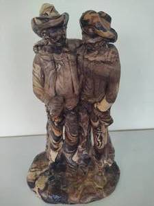 lot 6 image: Stone Carved Comanche Pottery