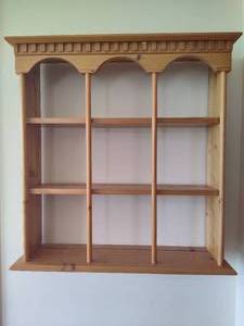 lot 25 image: Wood Hanging Shelf