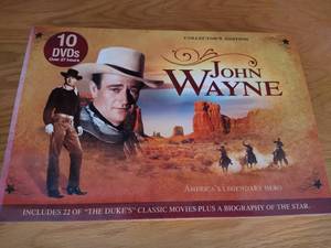 lot 64 image: John Wayne Collectors Edition 10 DVD Set