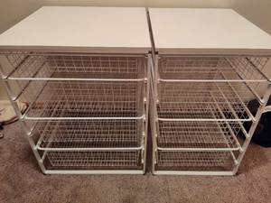 lot 57 image: Two Wire Drawer Closet Organizers