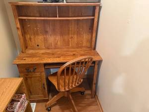 lot 196 image: Desk and Chair