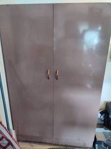 lot 235 image: Metal Storage Wardrobe Cabinet