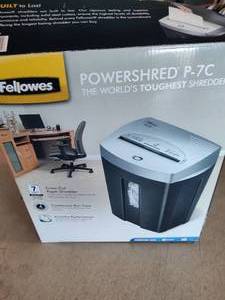 lot 268 image: Fellowes Power Shredder