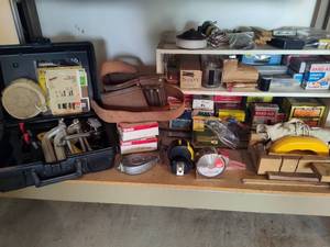 lot 278 image: Lot of Asst Tools, Nails, Clamps & More
