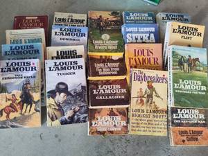 lot 301 image: Lot of Louis LAmour Paperbacks