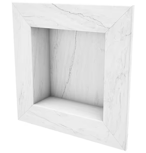 FlexStone Shower Niche In Oyster White (17in x 17in x 4in)