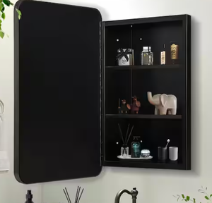 Lirago - Rectangular Recessed Surface Mount Medicine Cabinet Mirror