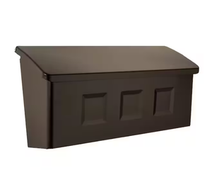lot 49 image: Architectural Mailboxes - Wayland Rubbed Bronze, Small, Steel, Wall Mount Mailbox