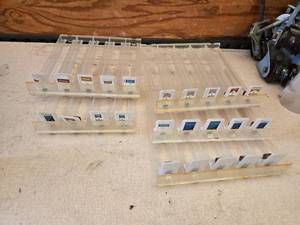 lot 50 image: Lot of Cigarette Display Racks Sections