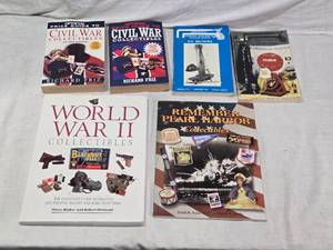 lot 67 image: Collectibles Guide Books including Civil War, World War II, and Pearl Harbor