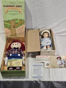 lot 103 image: Raggedy Andy and Little Debbie Dolls