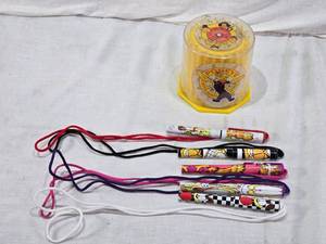 lot 111 image: Popeye Crayon Dialer (missing sharpener) with Garfield Pens