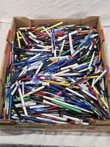 lot 139 image: Huge Lot of Assorted Promotional Pens